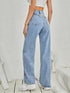 Street Jeans Women Straight Leg Trousers Brand - ROUTINE FASHION